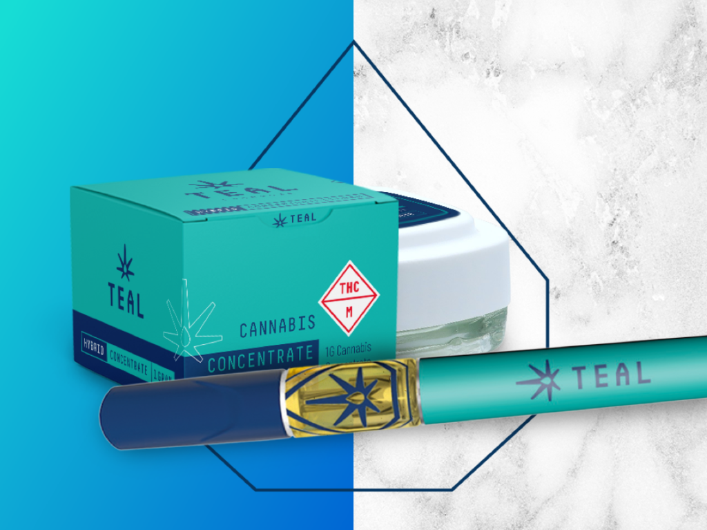 Teal Cannabis products