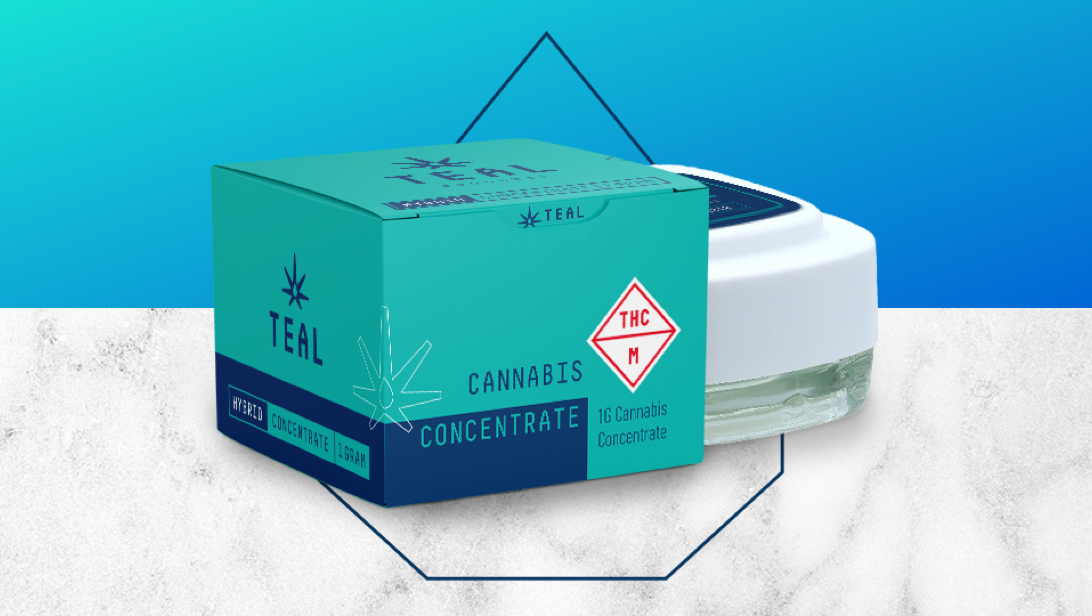 Teal Cannabis hybrid concentrate